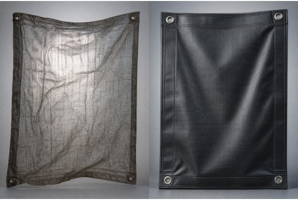 comparatie grosime prelata 630g vs 900g (standard vs industriala)
